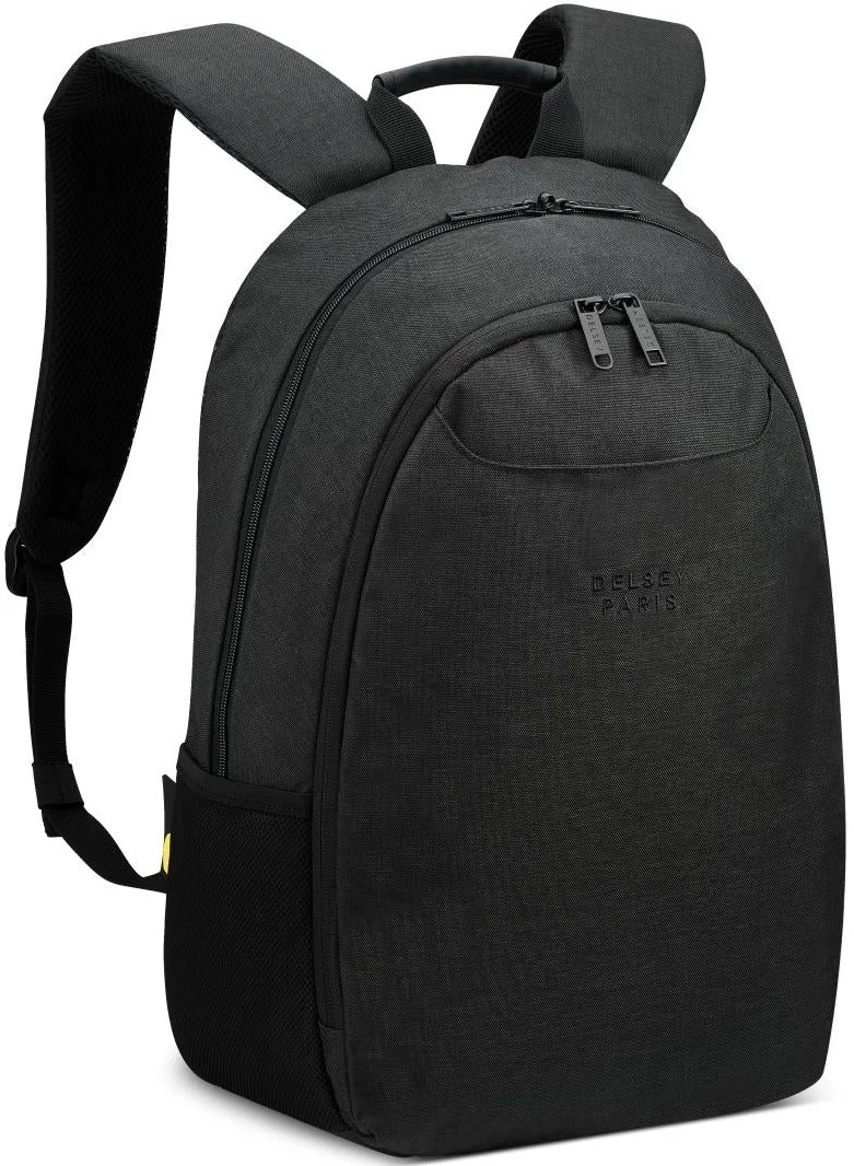 ديلسي _باريس حقيبة ظهر لاب توب إسپليناد بحجرتين 15.6 بوصة - أسود داكن